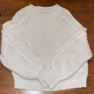 chunky cropped sweater